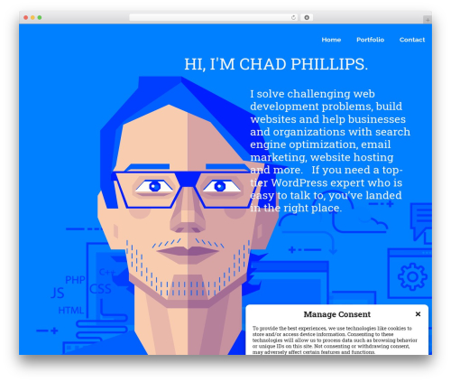WP theme ChadPhillips - chadphillips.dev