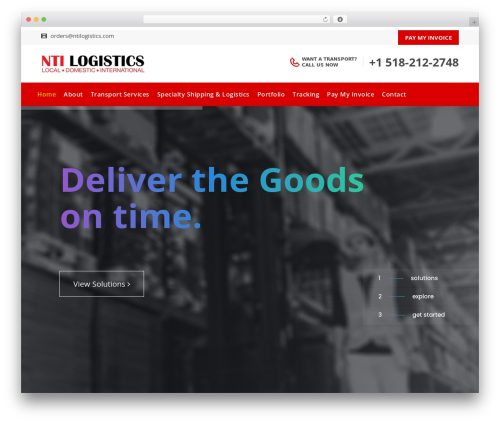 WP theme logistics - ntilogistics.com