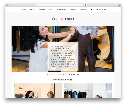 WP theme SophisticatedPS - sophisticatedps.com