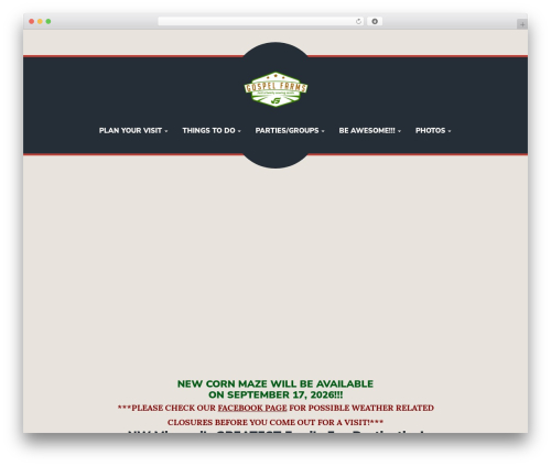 Donations block WordPress plugin - gospelfarms.com