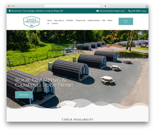 Divi WordPress theme - castlearchdale.com