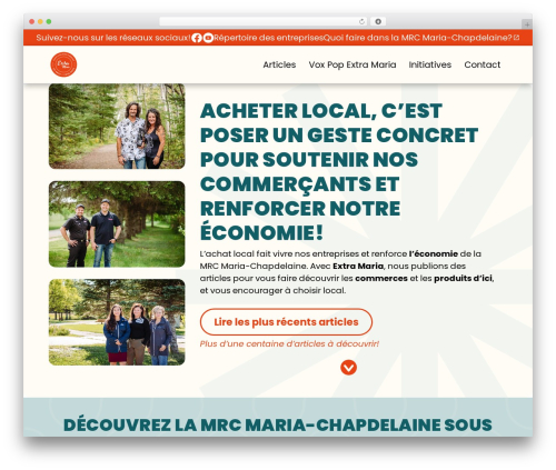 Extra theme WordPress - extramaria.com