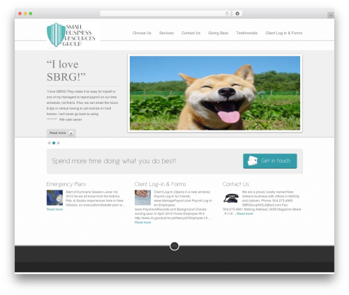 Factory WordPress Theme WordPress theme - smbusinessresourcesgrp.com