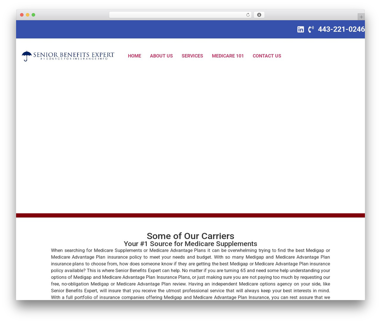 Hello Elementor theme WordPress - seniorbenefitsexpert.com
