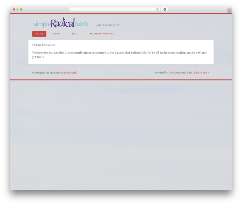 Path WordPress theme - simpleradicalfaith.com Path WordPress theme - simpleradicalfaith.com