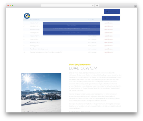 SnowMountain WordPress website theme - loipe-gonten.ch