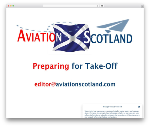 WordPress theme Constructor - aviationscotland.com