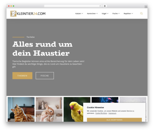 WordPress theme Hello Elementor - kleintier24.com