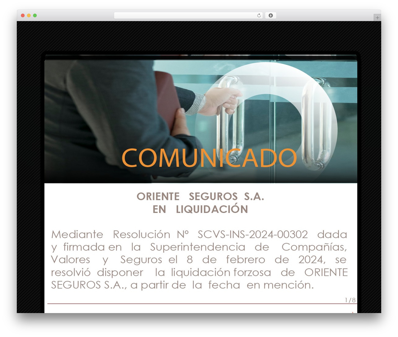 WordPress theme 3clicks Child Theme - www.orienteseguros.com