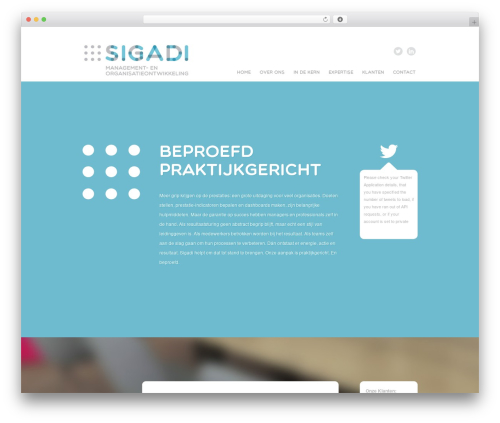 Minimalist Twitter Widget (minimalist-twitter-widget) free WordPress plugin - sigadi.nl