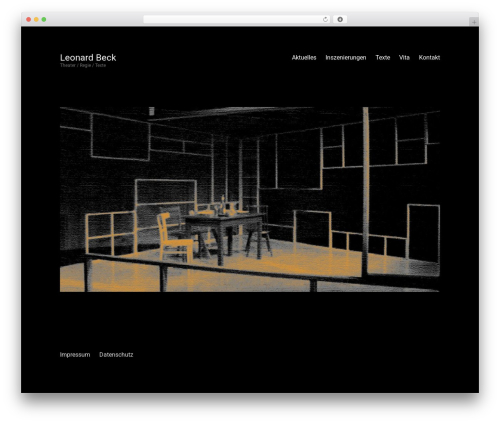 WP theme Maker - leonardbeck.com