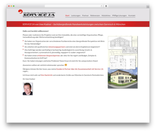 Chapter One WordPress website theme - service1a.de
