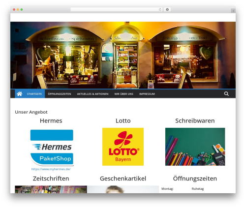 ColorMag theme WordPress free - schreibwaren-auer.com