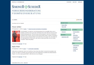 Simoner WordPress theme by webmatter