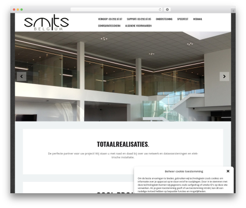 Simplissimo WordPress theme design - smitsbelgium.be
