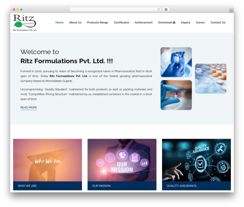 Theme WordPress Baltimore - ritzpharma.com