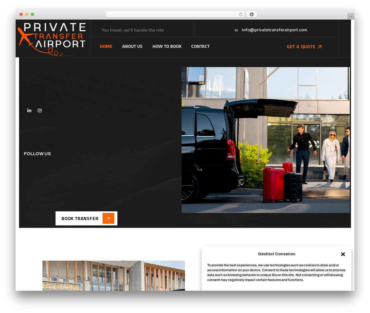 Theme WordPress Elevate - privatetransferairport.com