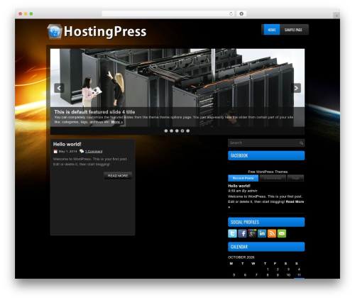 Theme WordPress HostingPress - andwebhosting.com