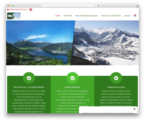 theme001 WordPress theme - chaletanderpiste.nl