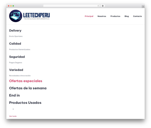 WordPress theme Axtronic - leetechperu.com
