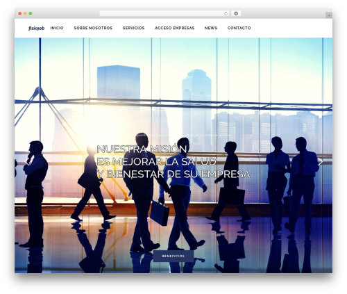 WordPress theme OnSchedule - fisio-job.com