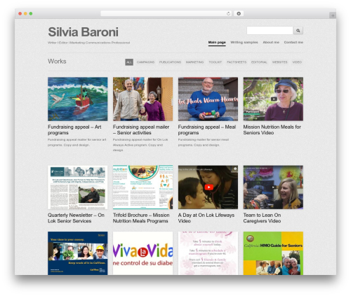 Workality top WordPress theme - silviabaroni.com