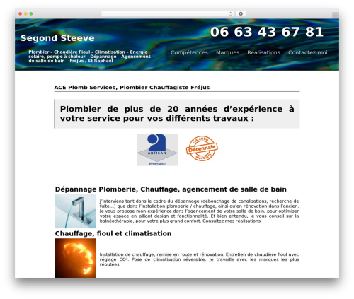 WP theme PPconcept - segond-steeve-plomberie.com