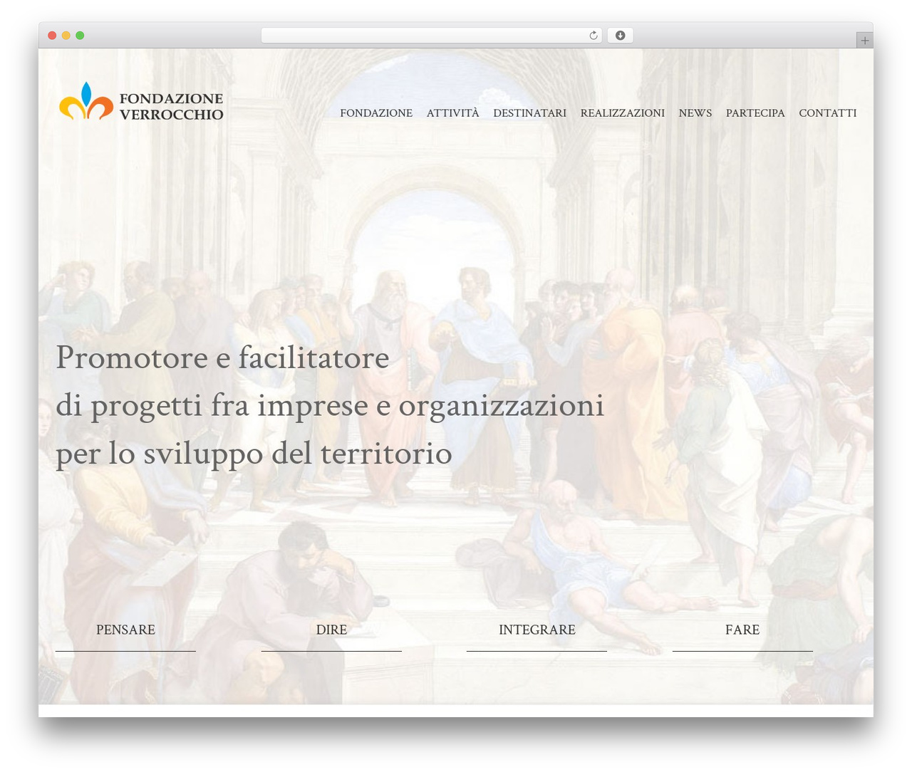 Zero Theme WordPress theme - fondazioneverrocchio.com