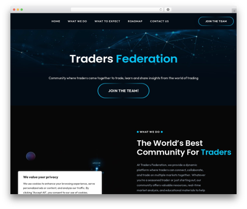 Bigtech top WordPress theme - tradersfederation.com