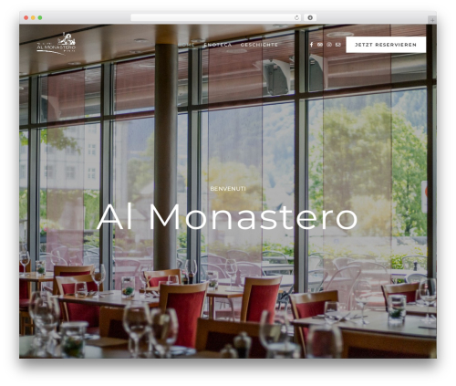 Caverta theme WordPress - almonastero.ch