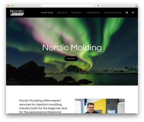 Divi WordPress theme - nordicmolding.com