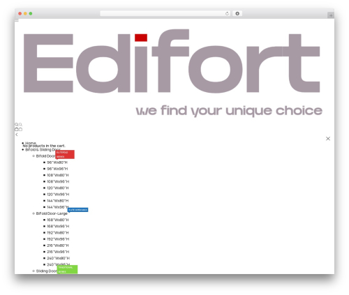 Moderno WordPress theme - edifort.com