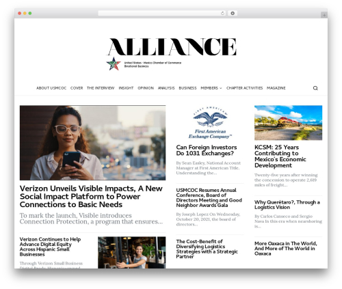Spotlight WP theme - alliancemagazine.co