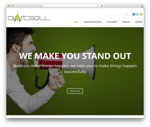 Theme WordPress cherry - outsell.at