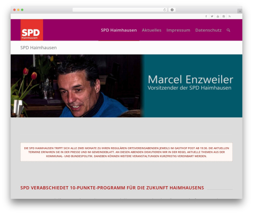 Author info widget WordPress plugin - spd-haimhausen.de