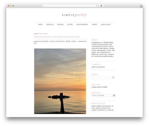 Theme WordPress Sandbox2 - simple-pretty.com