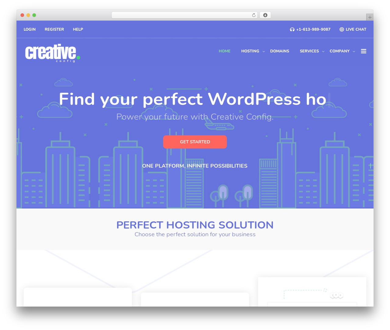 WordPress website theme HostCluster - creativeconfig.com WordPress website theme HostCluster - creativeconfig.com
