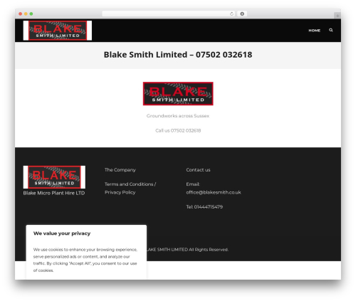 Create theme WordPress - blakemicroplant.co.uk