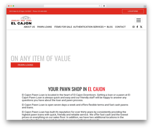 PicoStrap5 Child Base theme WordPress - elcajonjewelryandloan.com