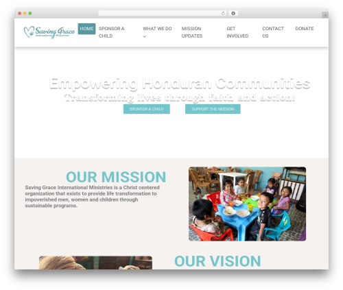Theme WordPress Saving Grace - savinggraceintl.com