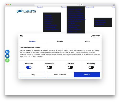Fuse social floating sidebar premium WordPress plugin - filterpak.fi