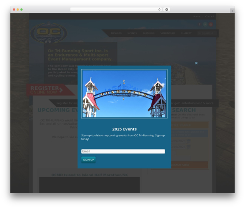 WordPress theme D3corp - octrirunning.com