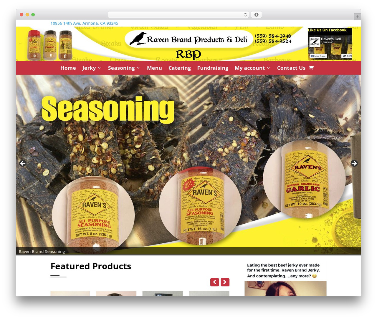 WordPress theme Divi - raventurkeyjerky.com WordPress theme Divi - raventurkeyjerky.com