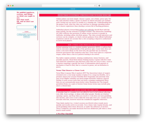 WordPress theme Ex-type - opentypeface.com