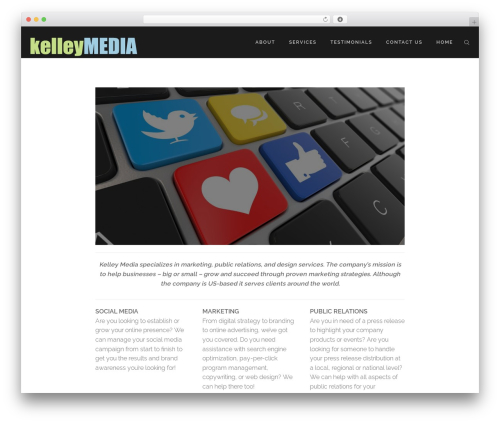Denali WordPress theme - kelleymedia.com