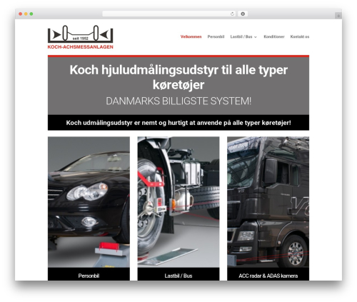Divi best WordPress theme - koch-laser.dk