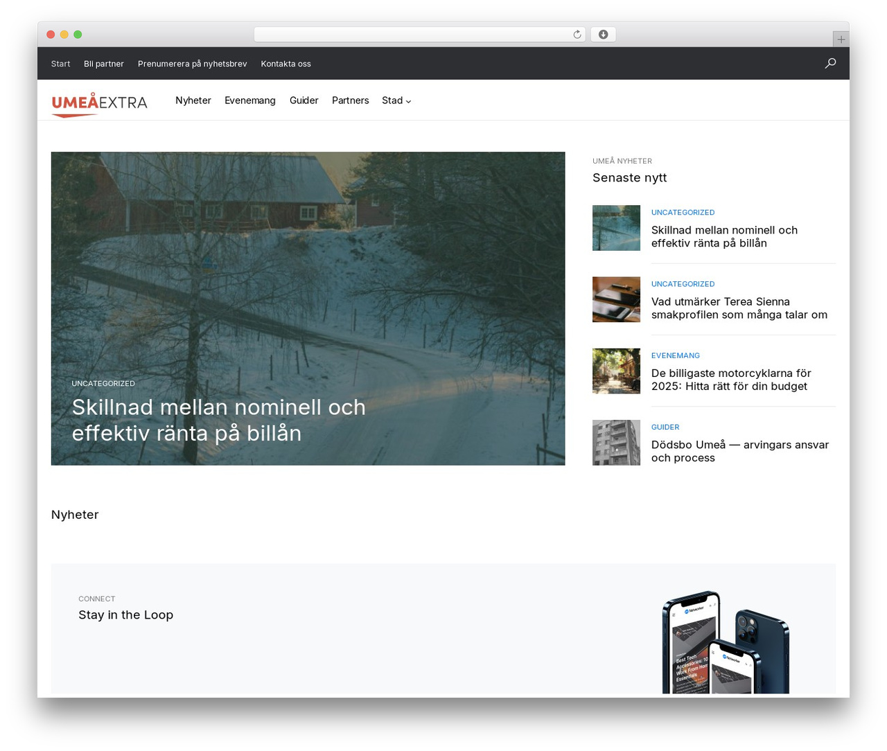 Networker theme WordPress - umaextra.se