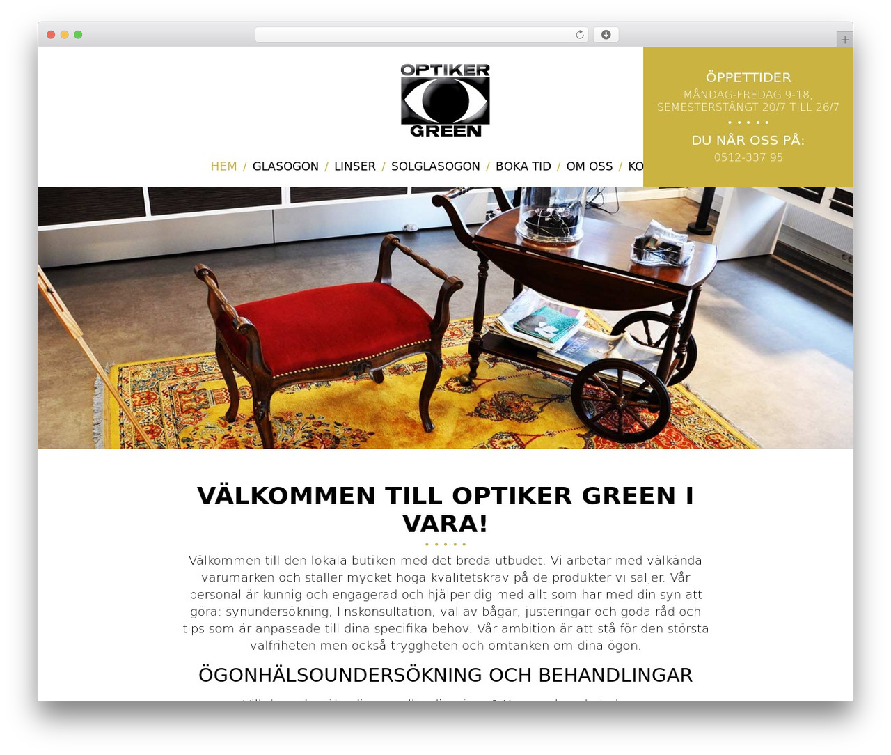 Optiker Green WordPress theme - optikergreen.se Optiker Green WordPress theme - optikergreen.se