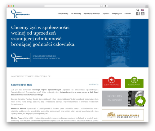 Otwarta Theme WordPress theme - otwarta.org