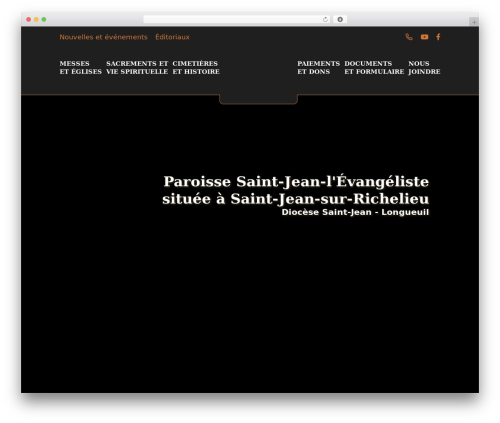 Réactif WordPress theme design - paroissestjeanev.com